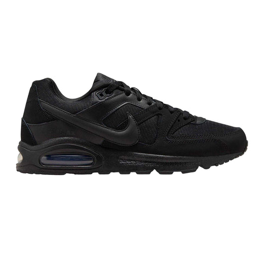 Black - Front - Nike Mens Air Max Command Leather Trainers