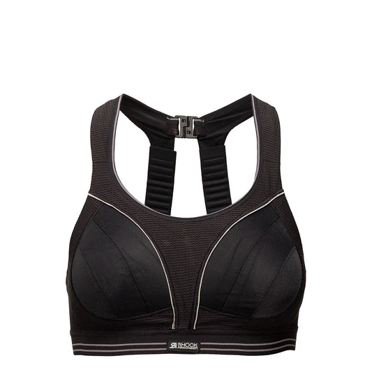 Black - Front - Champion Womens-Ladies Ultimate Run Shock Absorber Sports Bra