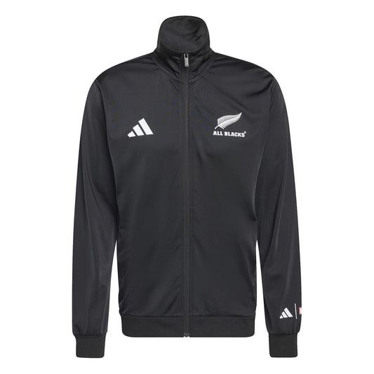 Black - Front - Adidas Mens Polyester Tracksuit Top