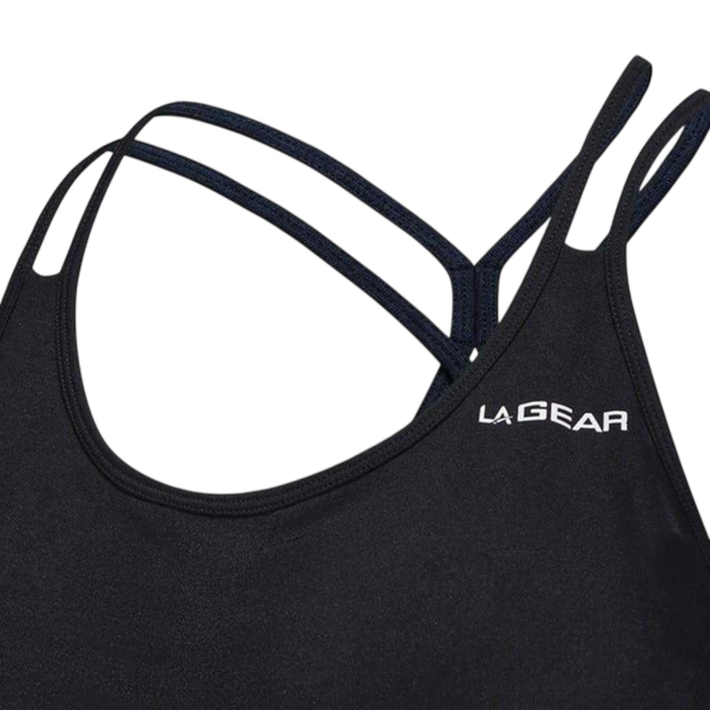 Black - Lifestyle - LA Gear Womens-Ladies Seamless Sports Bra