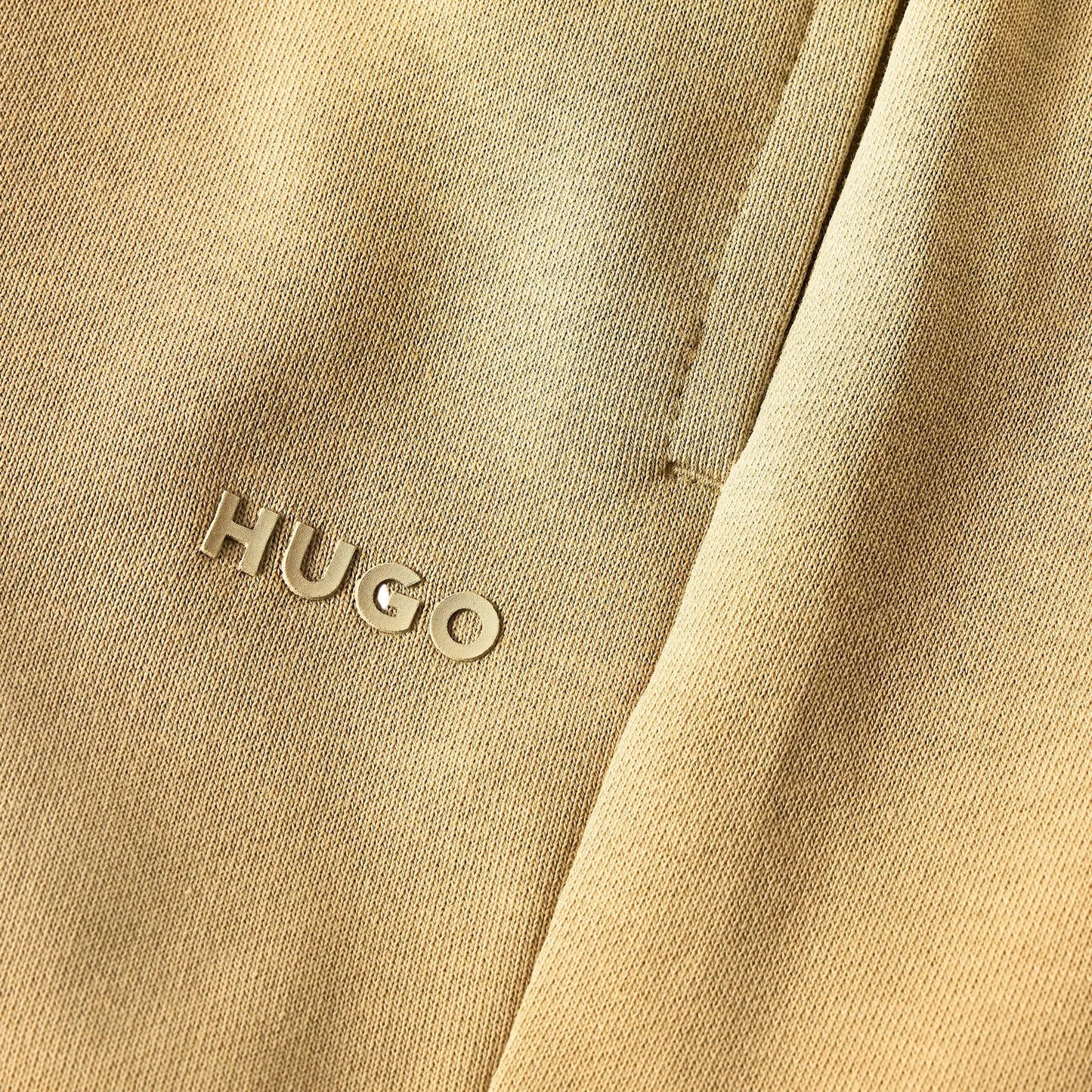 Medium Beige - Side - Hugo Mens Dayono Plain Shorts