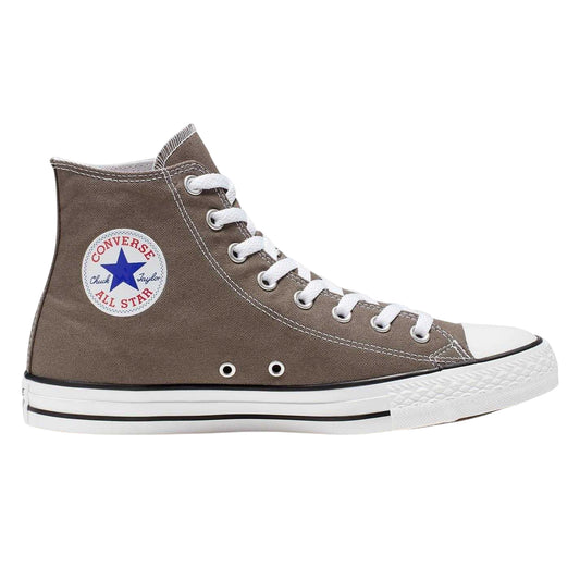 Charcoal - Front - Converse Womens-Ladies Chuck Classic Hi High Top Trainers