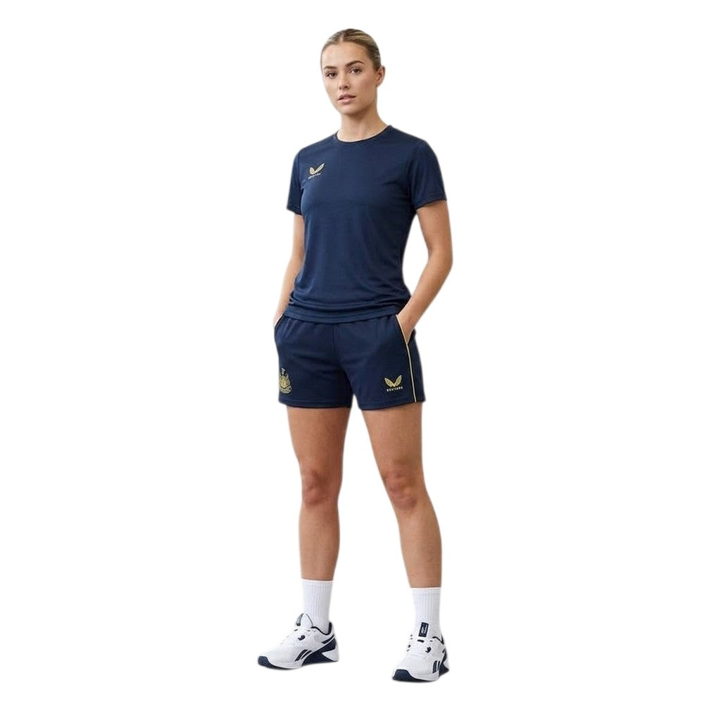 Carbon - Side - Castore Womens-Ladies Newcastle United FC Football Shorts