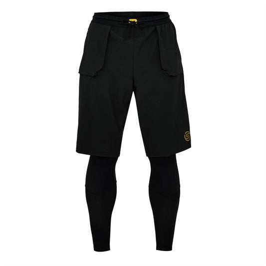 Black - Front - Skins Mens Series-5 Performance Compression Shorts