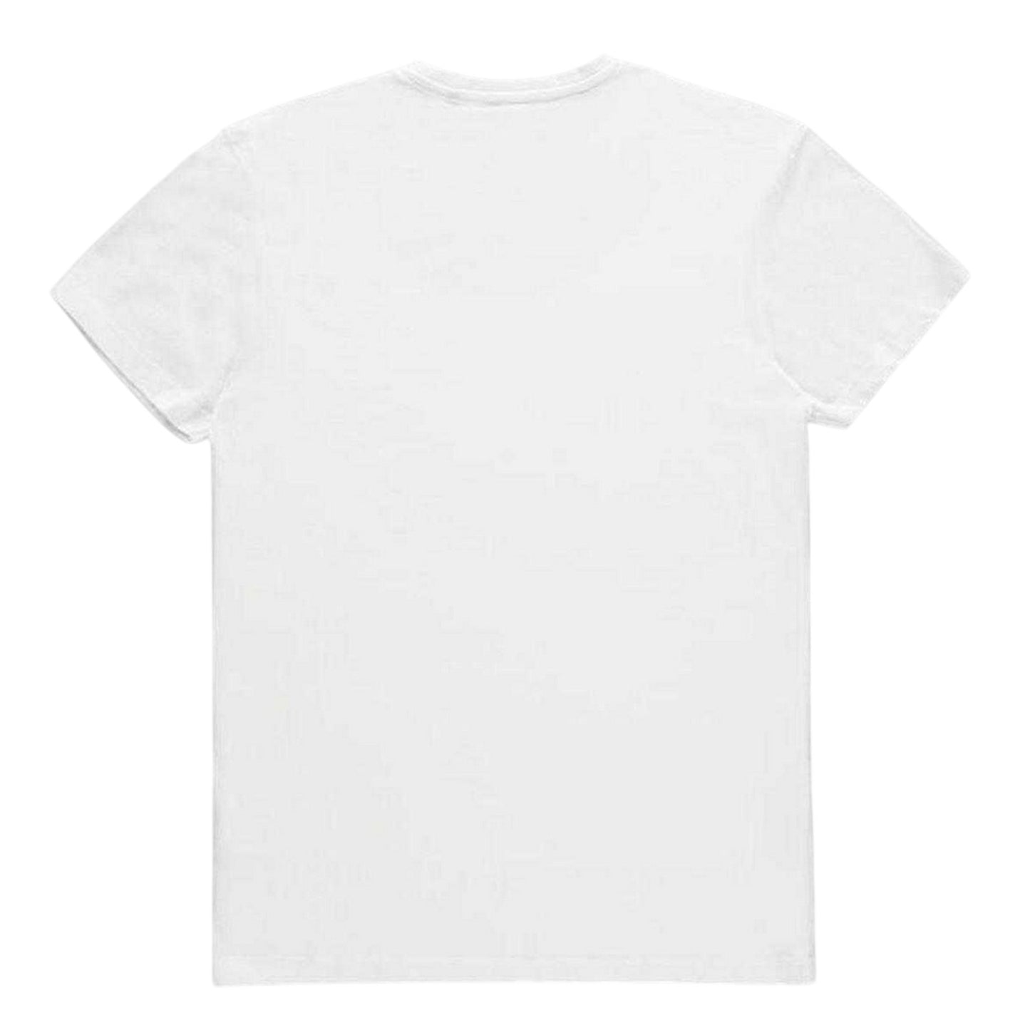 White-Sky Blue - Back - Captain Tsubasa Mens T-Shirt