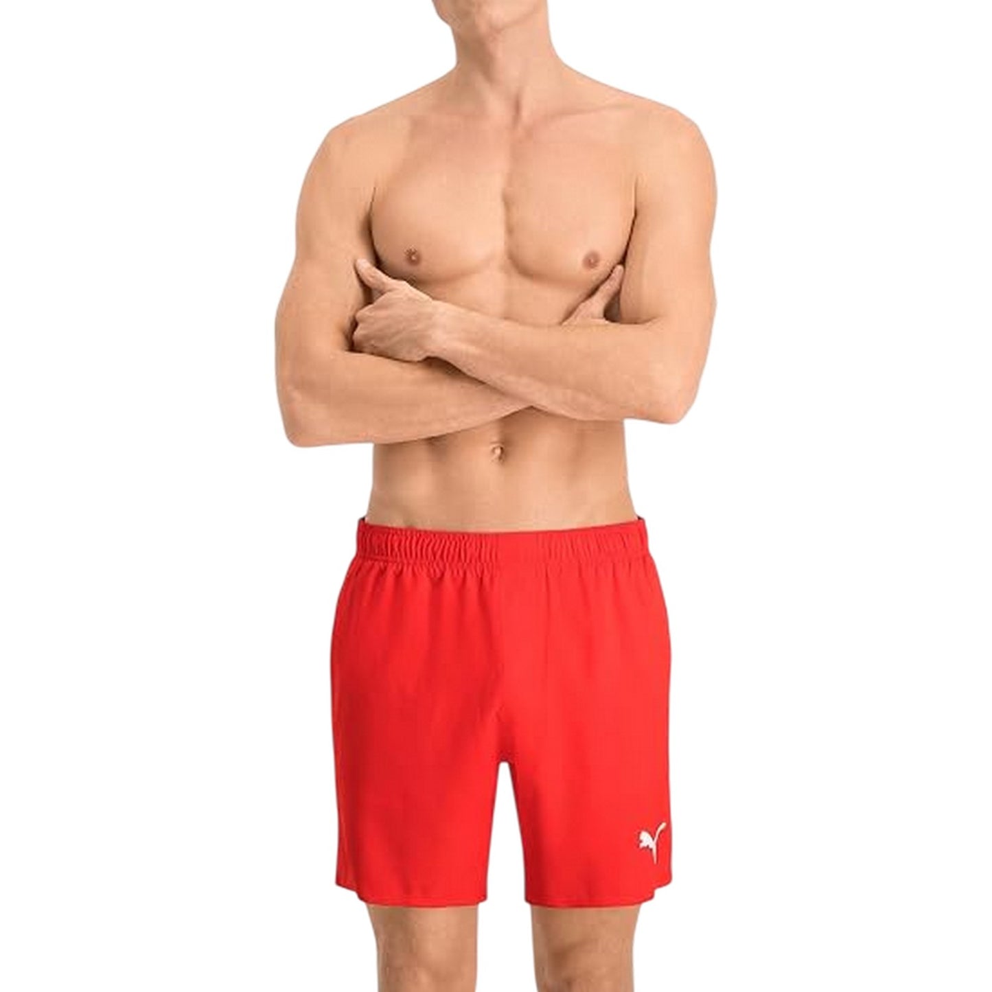 Red - Side - Puma Mens V Kon Performance Rugby Shorts