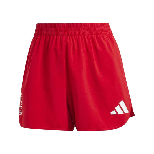 Better Scarlet - Front - Adidas Womens-Ladies Poland Running Shorts