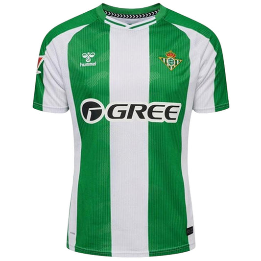 Green - Front - Real Betis Childrens-Kids 2025-26 Home Shirt