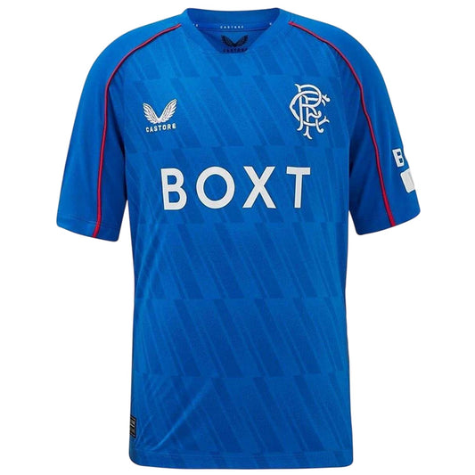 Blue - Front - Rangers FC Childrens-Kids Football Shirt