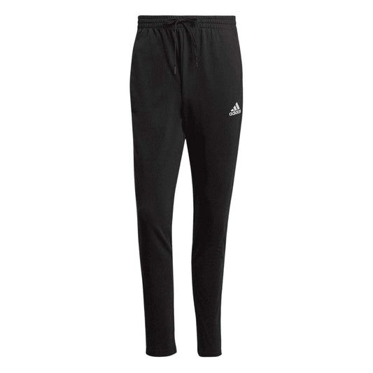 Black - Front - Adidas Mens Essentials 3 Stripes Joggers