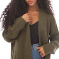 Green - Side - Boss Womens-Ladies C_Fanidas Cardigan