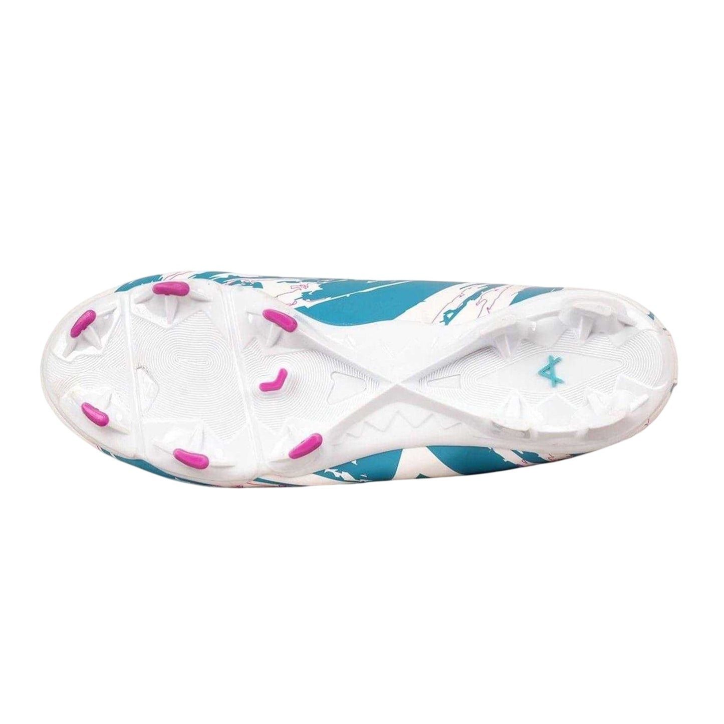 Teal-Pink-White - Lifestyle - OXEN Mens Viper Elite Microfibre Football Boots