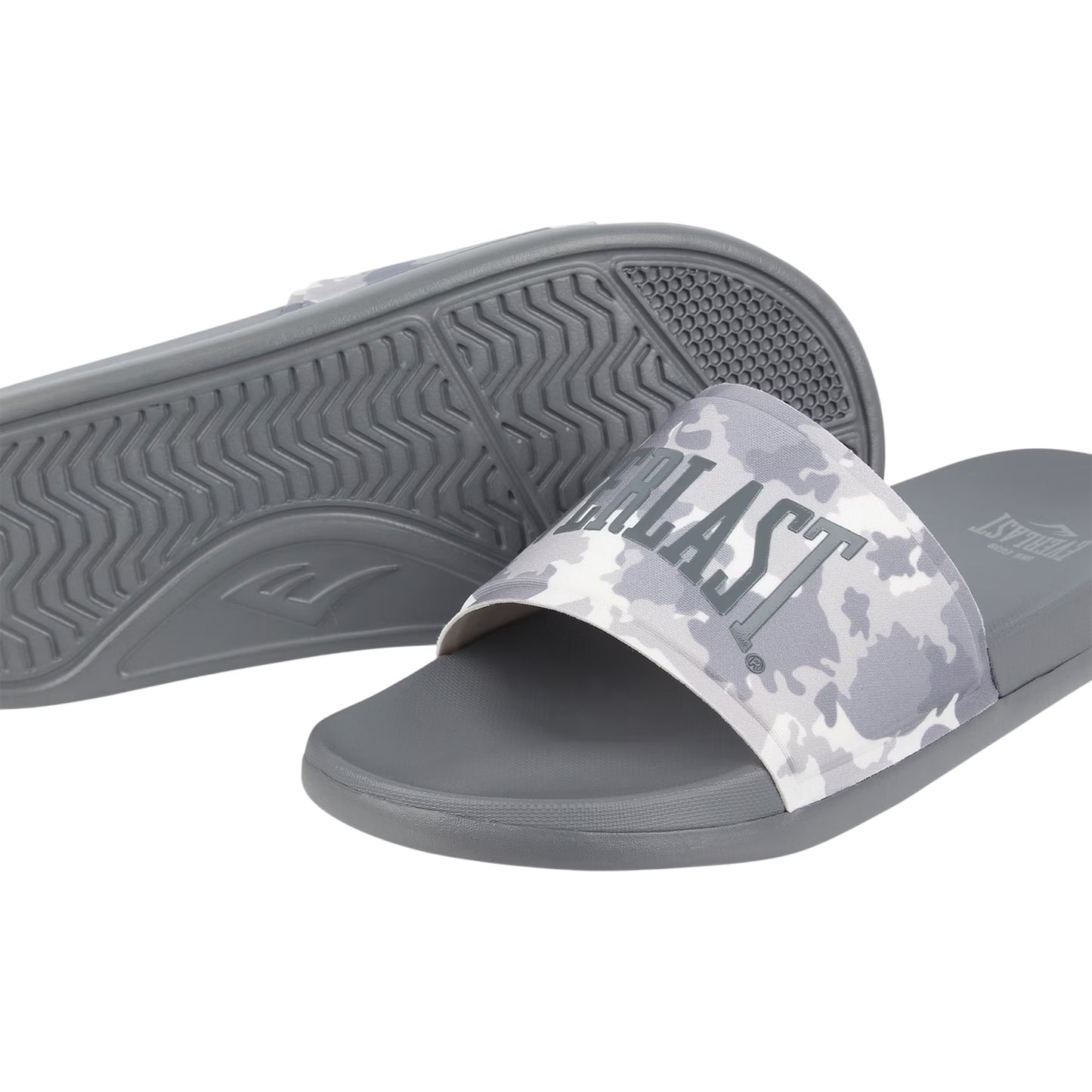 Grey - Lifestyle - Everlast Childrens-Kids Godan Camouflage Flat Sliders
