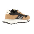 Brown-Black - Back - Boss Mens Jonah Running Trainers