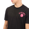 Black - Side - Diesel Mens T-Just 10-4 T-Shirt