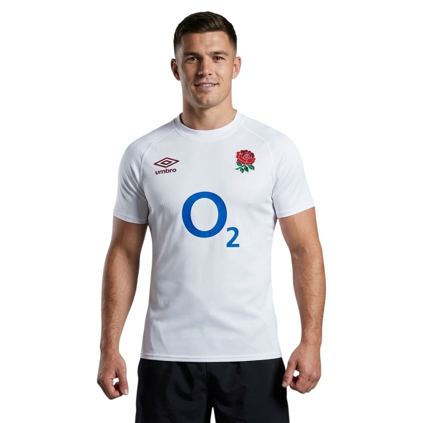 White - Side - England Rugby Mens 2024 Six Nations Home Shirt