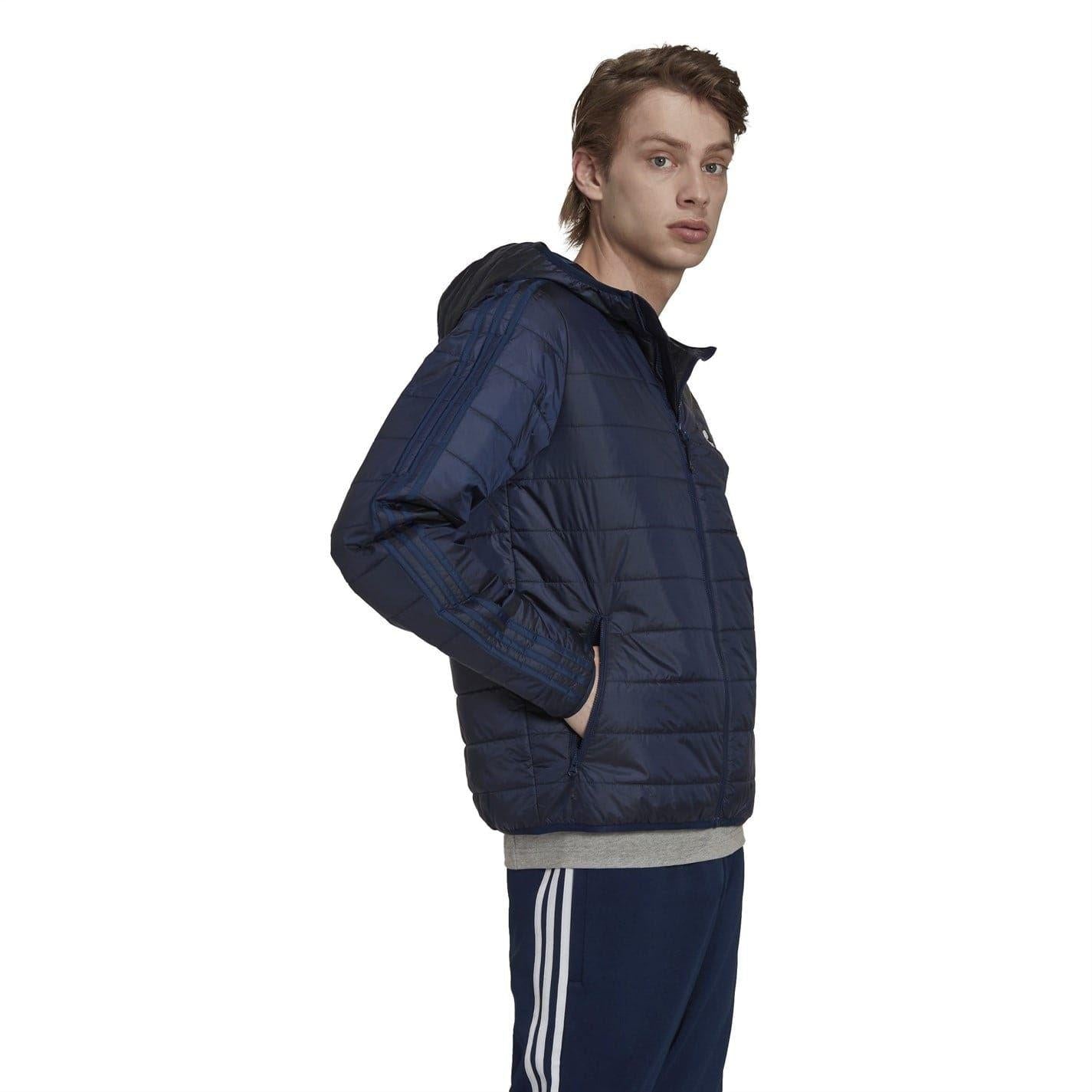 Night Indigo - Lifestyle - Adidas Mens Originals Regular Hooded Jacket