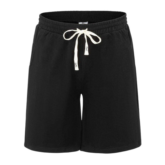 Black - Front - Lonsdale Mens Cotton Blend Shorts