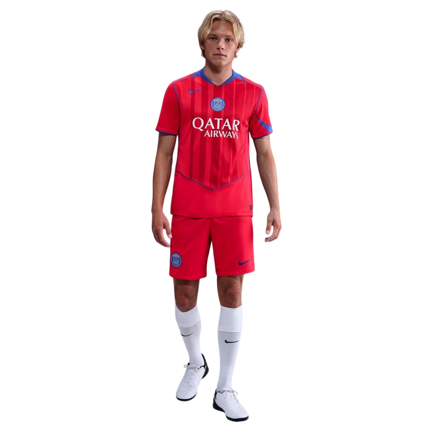 Red-Blue - Lifestyle - Nike Mens 2025-2026 Paris Saint Germain FC Football Shorts
