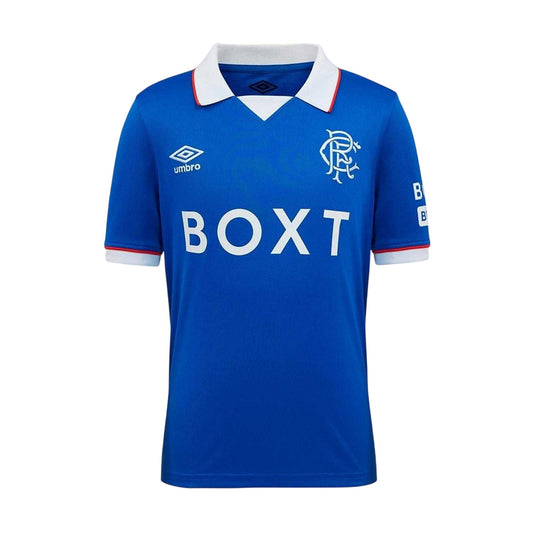 Lapis Blue - Front - Umbro Childrens-Kids 2025-2026 Rangers FC Home Jersey