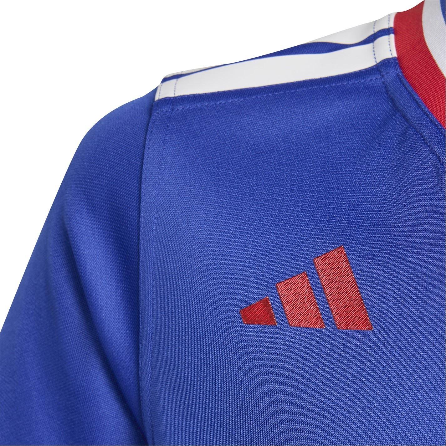 Light Blue - Lifestyle - France Childrens-Kids Rugby Jersey