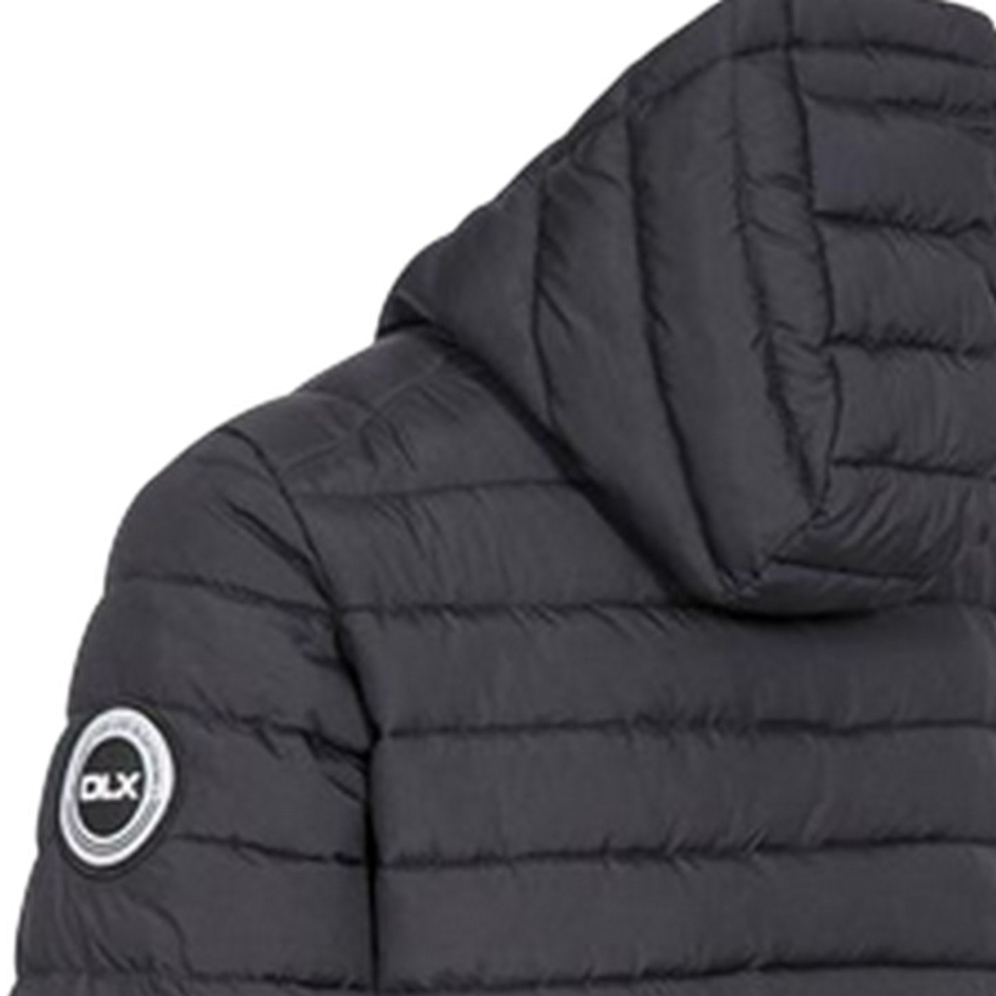 Black - Lifestyle - DLX Womens-Ladies Althea Relaxed Fit Puffer Jacket