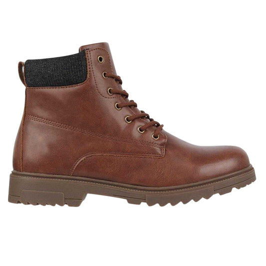 Brown - Front - Nicholas Deakins Mens Lace Up Hiking Boots