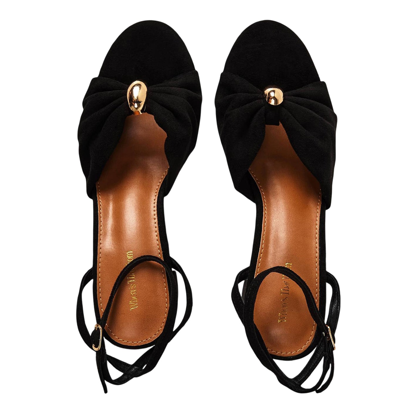 Black - Side - Where´s That From Womens-Ladies Sandals
