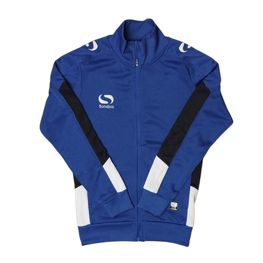 Royal Blue-Navy-White - Front - Sondico Childrens-Kids Moisture Wicking Track Jacket