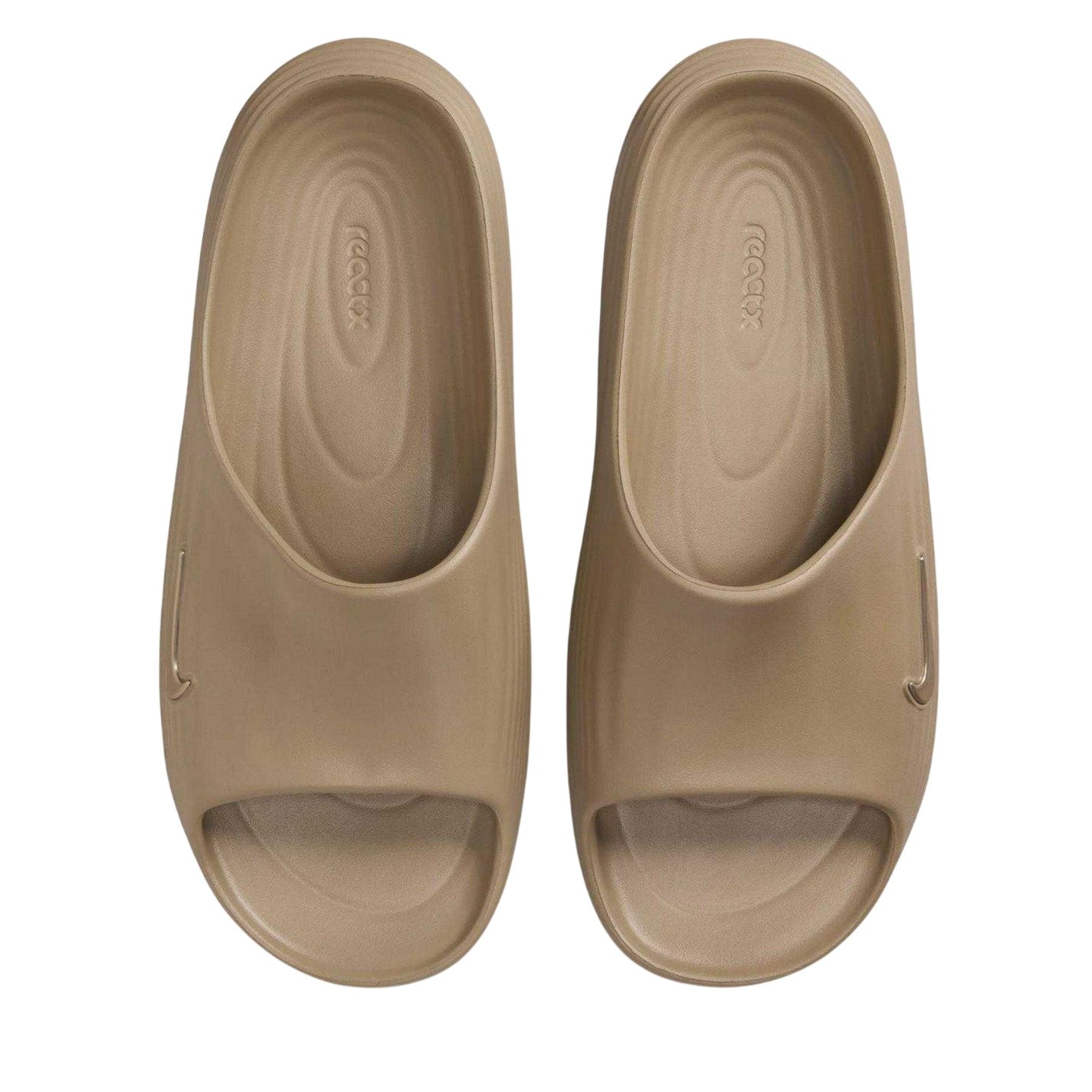 Dark Khaki - Side - Nike Mens Relaxed Fit Sliders