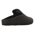 Black - Back - FitFlop Womens-Ladies Chrissie II Haus e01 Felt Slippers
