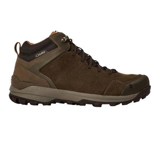 Cedar - Front - Oboz Mens Sypes Leather Hiking Boots