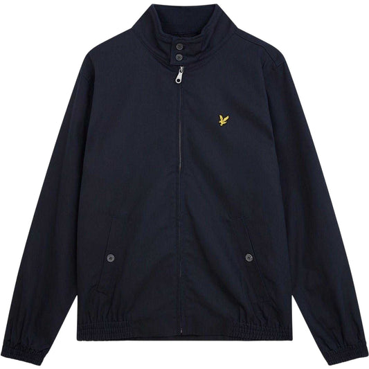 Navy - Front - Lyle & Scott Mens Full Zip Harrington Jacket