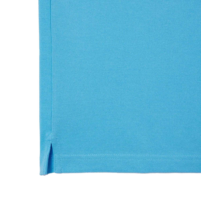 Blue - Back - Lacoste Mens Pique Slim Polo Shirt