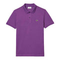 Purple - Front - Lacoste Mens Pique Slim Polo Shirt
