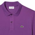 Purple - Back - Lacoste Mens Pique Slim Polo Shirt
