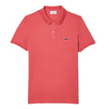 Red - Front - Lacoste Mens Pique Slim Polo Shirt