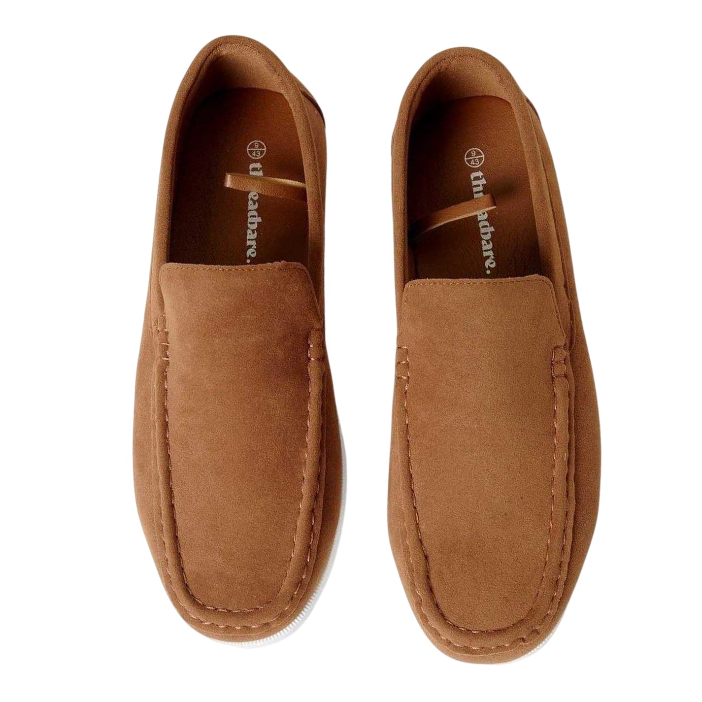 Tan - Side - Threadbare Mens Archibald Casual Loafers