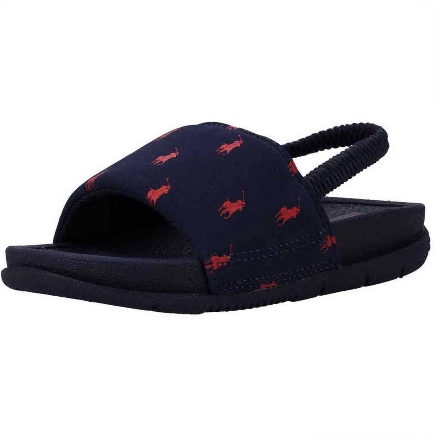 Navy-Red - Back - Ralph Lauren Childrens-Kids Fairview Sliders