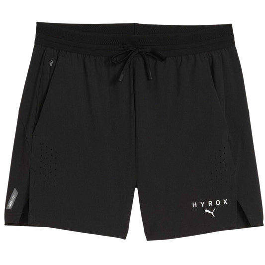 Black - Front - Puma Mens Hyrox DryElite Fitness Shorts