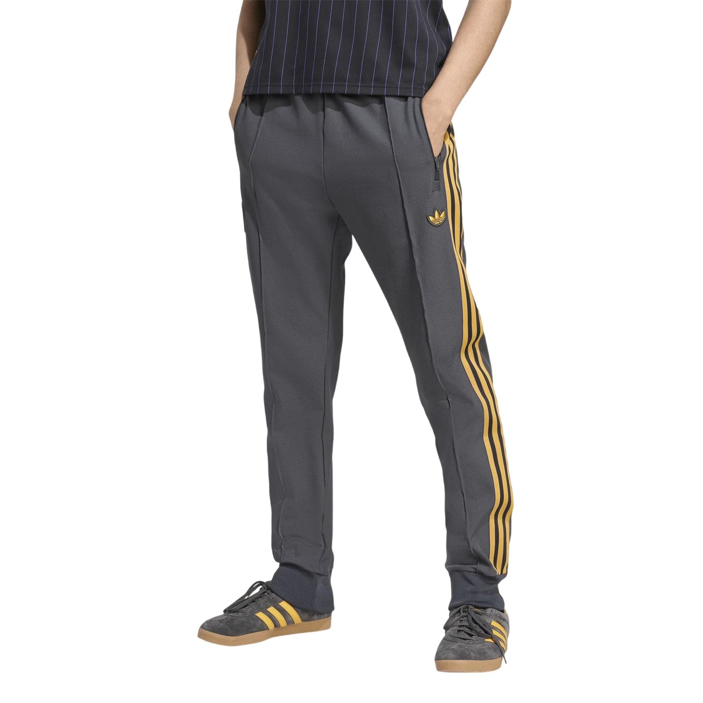 Black - Lifestyle - Adidas Mens Terrace Icons Manchester United FC Tracksuit Bottoms