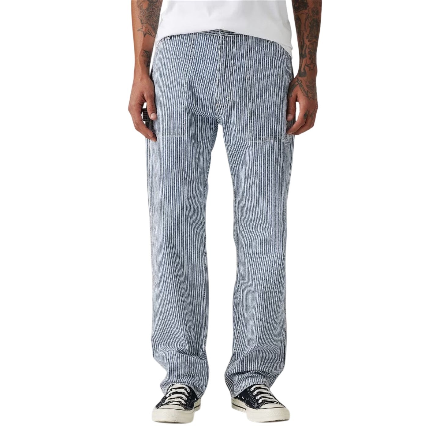 Blue - Lifestyle - Levis Mens 555 Relaxed Fit Jeans