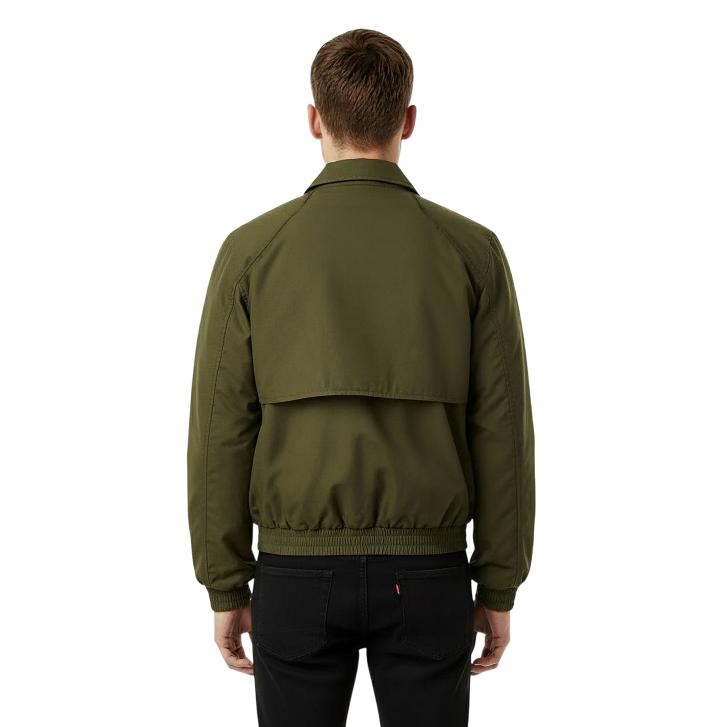 Khaki Green - Lifestyle - Jack Wills Mens Polycotton Harrington Jacket