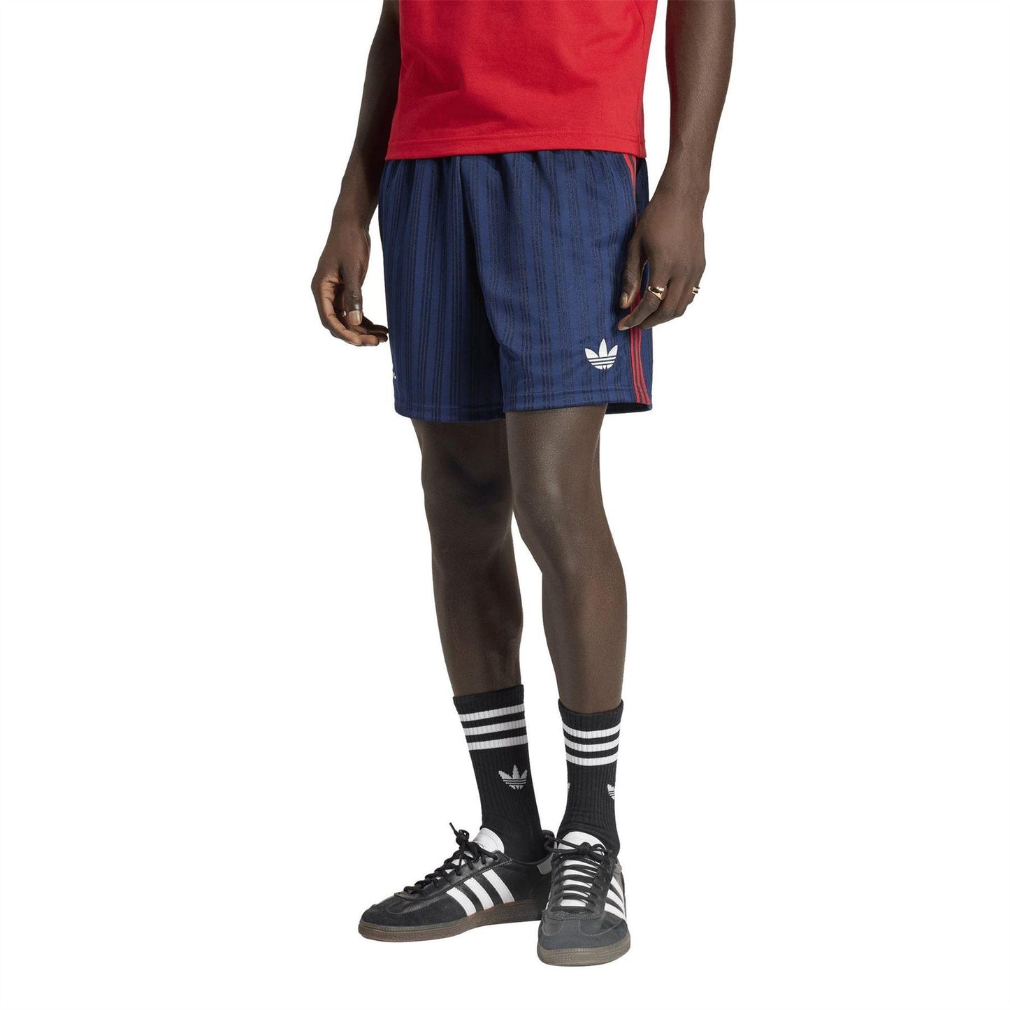 Blue-White - Pack Shot - Arsenal Mens Originals 25-26 Adidas Regular Shorts
