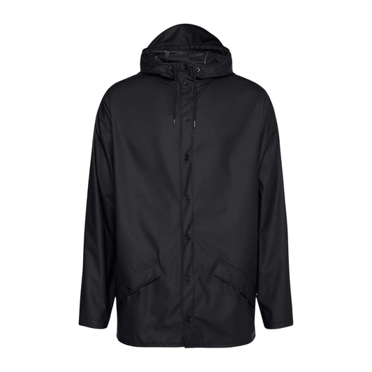 Black - Front - Rains Mens Waterproof Jacket