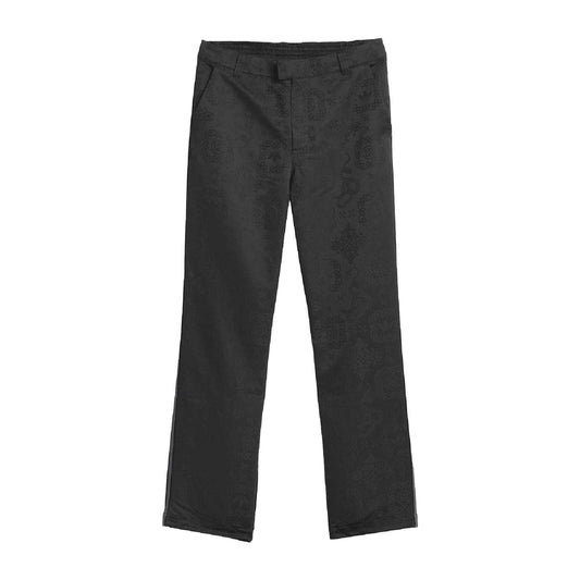 Black - Front - Adidas Mens Clot All-Over Print Tracksuit Bottoms