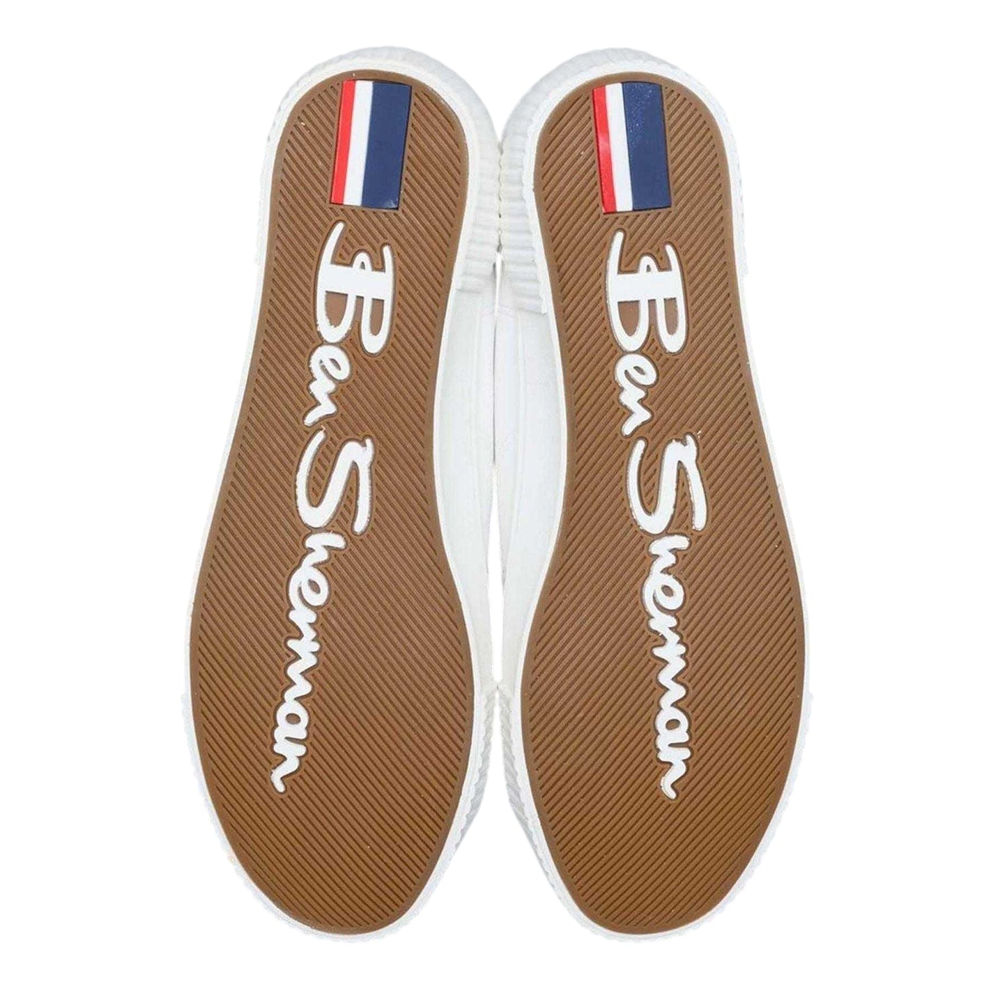 White - Lifestyle - Ben Sherman Mens Logo Trainers