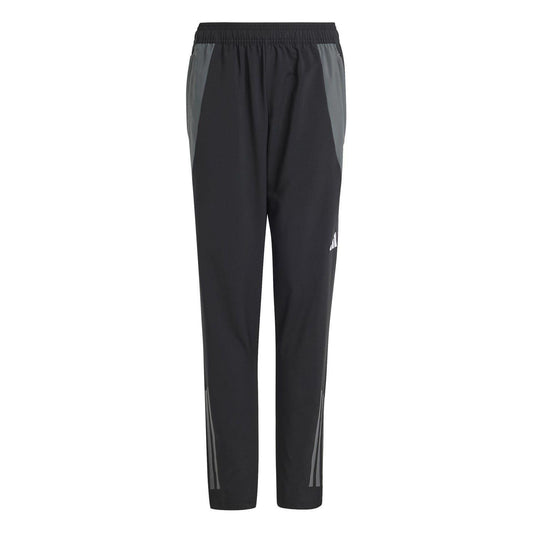 Black-Dark Grey - Front - Adidas Childrens-Kids Tiro 24 Competition Presentation Tracksuit Bottoms