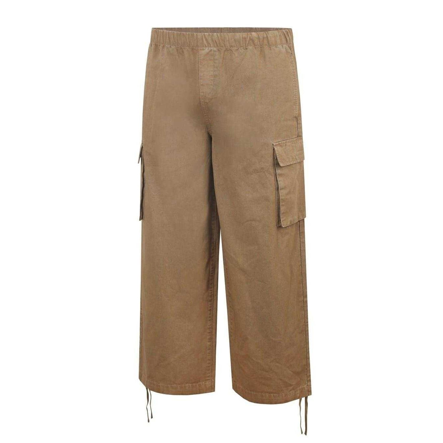 Khaki Green - Lifestyle - SoulCal Unisex Adult Wide Leg Cargo Trousers