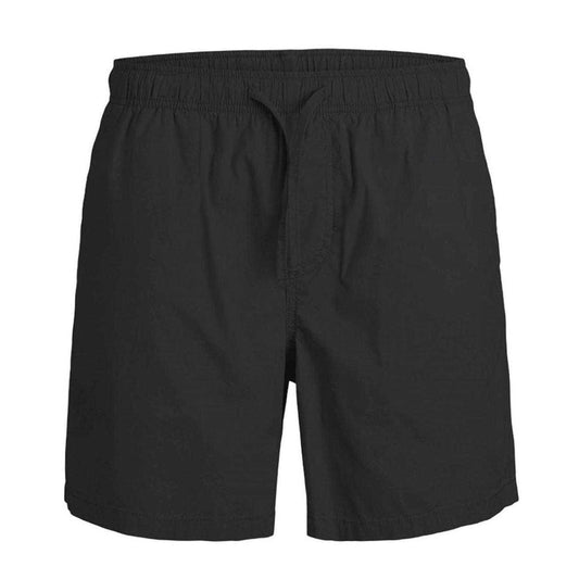 Black - Front - Jack And Jones Mens Woven Track Shorts